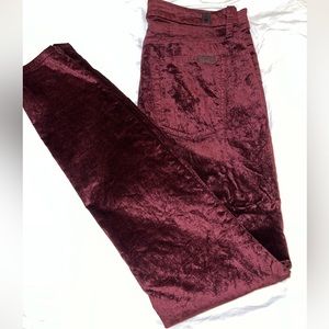 Velvet jeans